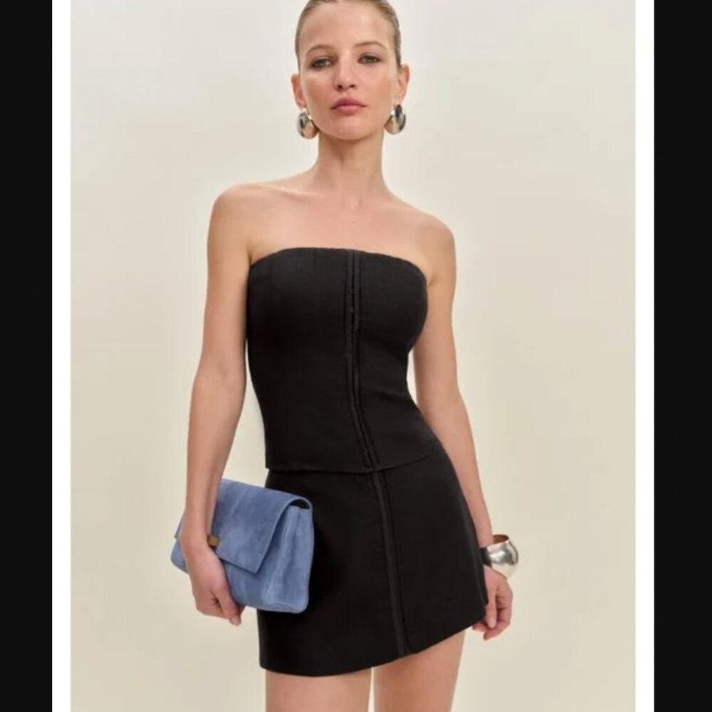 REFORMATION - NWT Sophie Linen Two Piece Skort Set